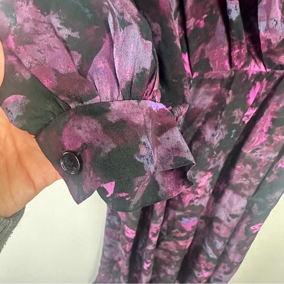 IRO Each Watercolor Print Midi Dress - Picture 7 of 11